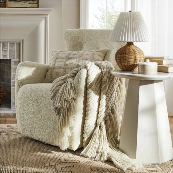 Natural Wicker Table Lamp Brown - Threshold designed with Studio McGee - Picture 3 of 5